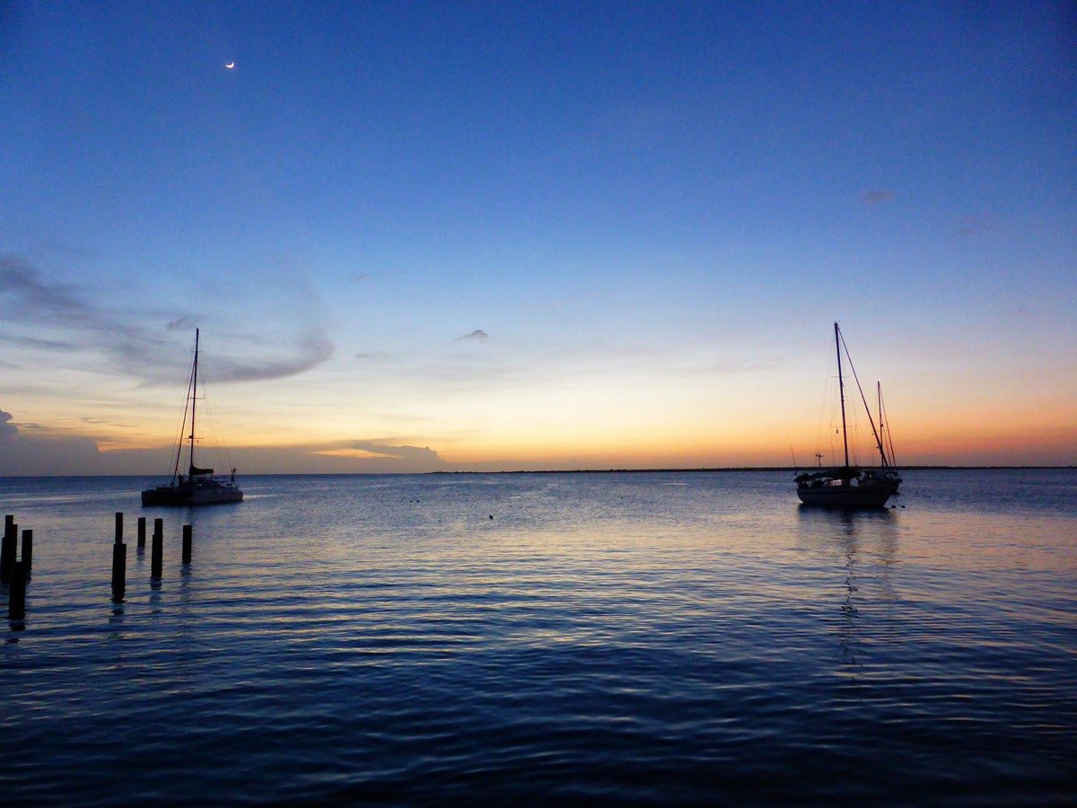 Kralendijk harbour, Bonaire